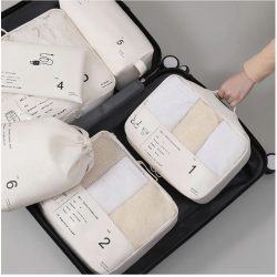 6-Piece Travel Packing Cube Organizers Set